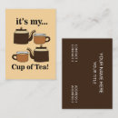 Search for afternoon tea business cards Retro