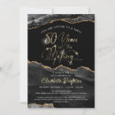 Search for black and gold 80th birthday invitations Typography