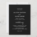 Search for january wedding invitations Black and white