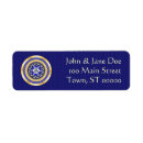 Search for new years return address labels Midnight