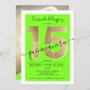 Search for green gold quinceanera invitations Princess