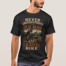 Search for old man on bike tshirts Cyclist