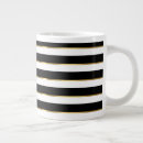 Search for black white stripes mugs Elegant