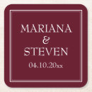 Search for burgundy coasters Modern