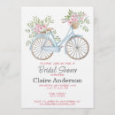 Search for bicycle bridal shower invitations Floral