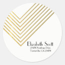 Search for geometric design stickers Gold