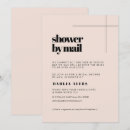 Search for by mail bridal shower invitations Long distance shower