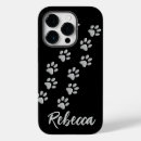 Search for pattern with dog paws iphone cases Background