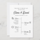 Search for timeline wedding programs Modern