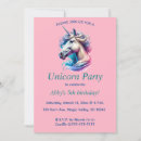 Search for unicorn editable invitations Rainbow