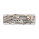 Search for rustic lace wedding return address labels Burlap