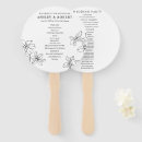 Search for circle fans wedding wedding programs Minimalist