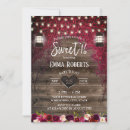 Search for red lantern invitations Rustic