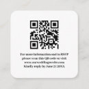Search for simple rsvp cards Qr code