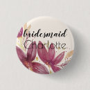 Search for fall flower badges Watercolor