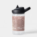 Search for rose gold glitter water bottles Sparkle