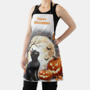 Search for vintage retro aprons Pumpkin