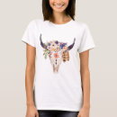 Search for cow skull tshirts Tribal