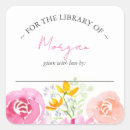 Search for floral bookplates Watercolor flowers