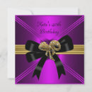 Search for black and purple invitations Royal