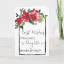 Search for daughters birthday cards Floral