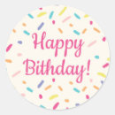 Search for happy birthday girl stickers Sprinkles