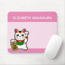 Search for luck lucky mousepads Maneki neko