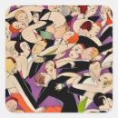 Search for vintage glamour stickers Roaring twenties