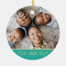Search for 2 sided photo christmas tree decorations Gold