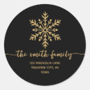Search for snow address stickers Elegant