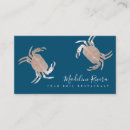Search for crab business cards Seafood restaurant