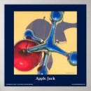 Search for apple art posters Red