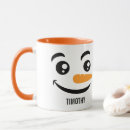 Search for snowman faces mugs Carrot nose