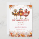 Search for potluck thanksgiving invitations Watercolor floral