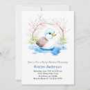 Search for duck baby boy shower invitations Watercolor