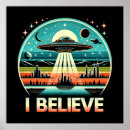 Search for i believe in ufos posters Space