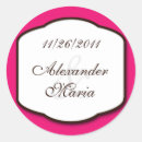 Search for fuschia wedding stickers Fuchsia