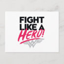 Search for woman power postcards Super hero