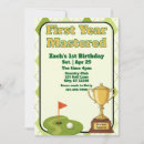 Search for golf invitations First