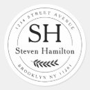 Search for round stickers return address labels Stylish