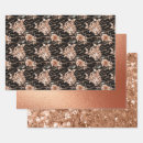 Search for rose gold christmas wrapping paper Floral