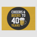 Search for 40 birthday tissue paper 40 years old