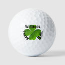 Search for good luck golf balls Four leaf clover