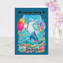 Search for dolphin birthday cards Blue