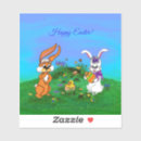 Search for happy easter egg stickers Rabbit