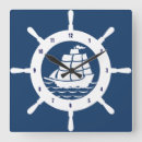 Search for navy blue clocks White