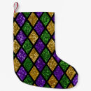 Search for mardi gras christmas stockings Glitter
