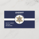 Search for sheriff business cards Detective