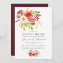 Search for rustic shower wedding invitations Watercolor flowers
