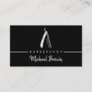 Search for razor business cards Barber